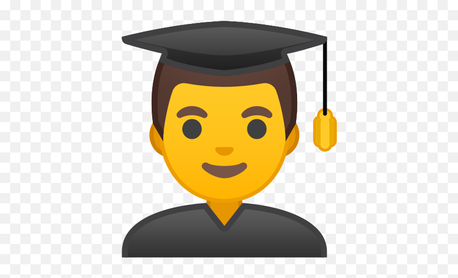 Man Student Emoji Meaning With Pictures - Student Emoji,Graduation Cap Emoji