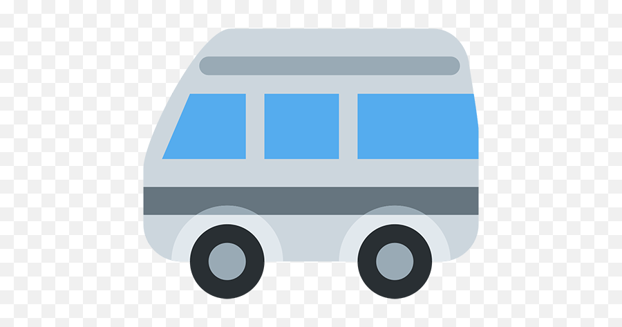 Minibus Emoji For Facebook Email Sms - Pulmino Emoticon,Car And Swimmer Emoji