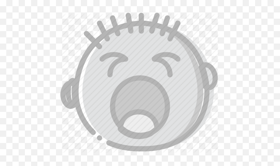 Smashicons Emoticons - Circle Emoji,Yawning Emoji