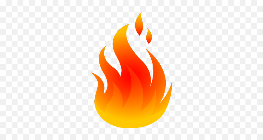 Cartoon Fire Png Transparent - Transparent Background Fire Animated Emoji,Fire Emoji Png