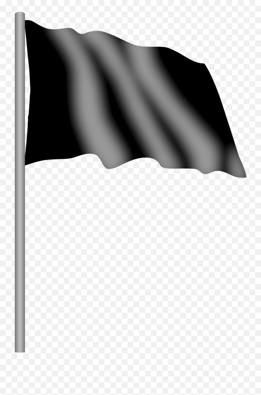 Font Racing Clipart - Flag Black And White Emoji,Black Flag Emoji