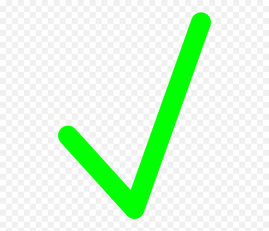 Green Tick Clipart - Flueben Grøn Emoji,Emoticons Check Mark