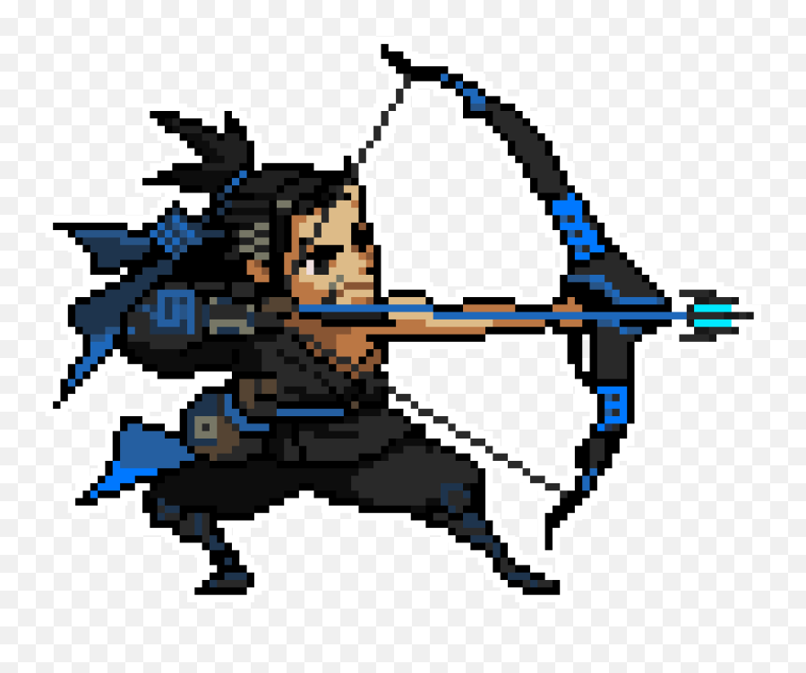 Carbon Palette Skins - Hanzo Pixel Art Emoji,Hanzo Emoji