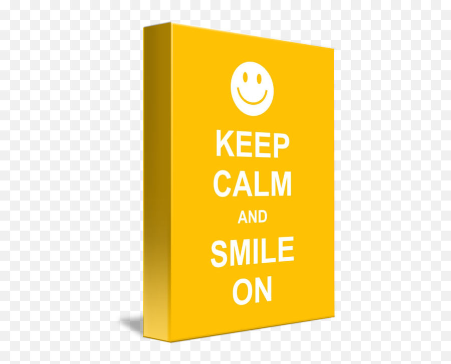 Keep Calm And Smile On - Keep Calm Emoji,Calm Emoticon