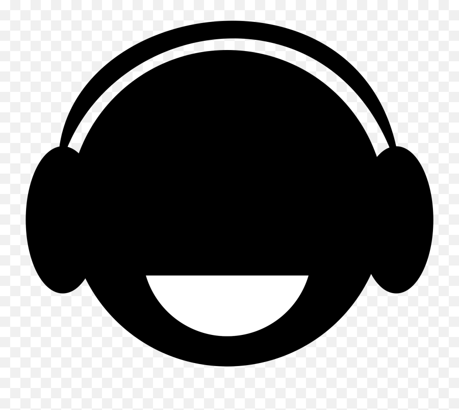 Listen Clipart Clipart Black Listen - Listening With Headphones Clipart Emoji,Emoji Listening To Music