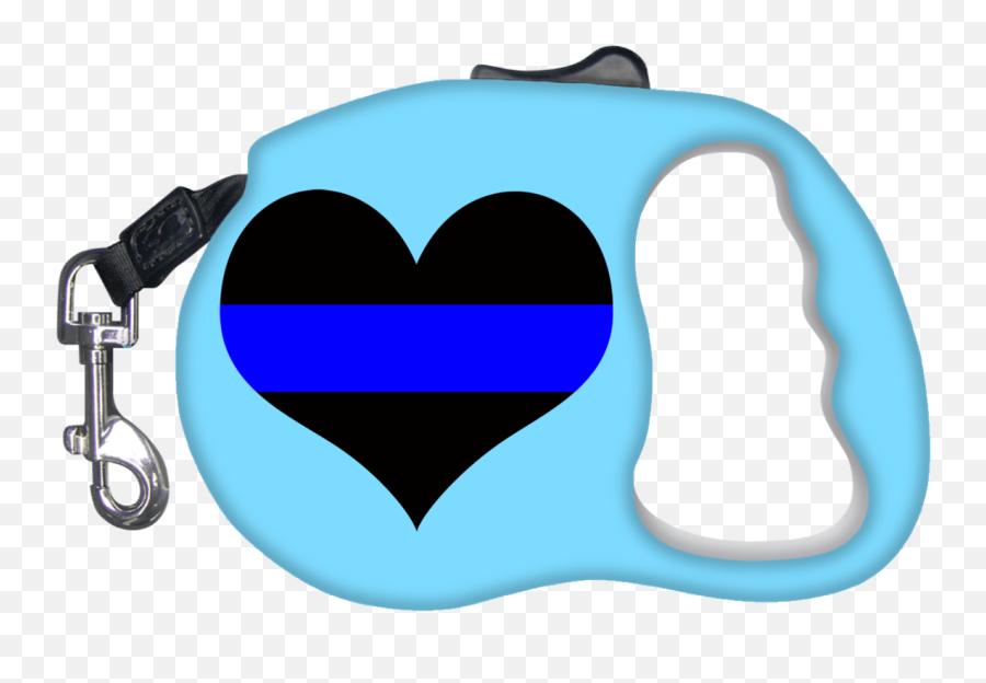 Thin Blue Line Heart Clipart - Dog Leash Mockup Free Emoji,Thin Blue Line Emoji