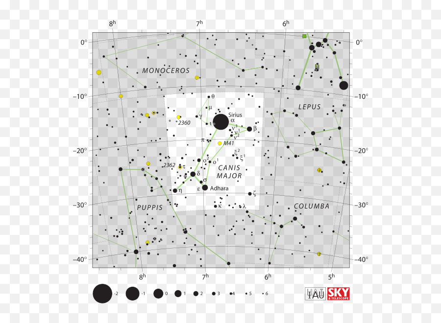 What Is Stellar Magnitude Astronomy Essentials Earthsky - Canis Major Star Chart Emoji,Emoji 1001 Milky Way