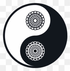 Ying Yang Paisley Style Laptop Sticker - Yin And Yang Emoji,Emoji Laptop Skin
