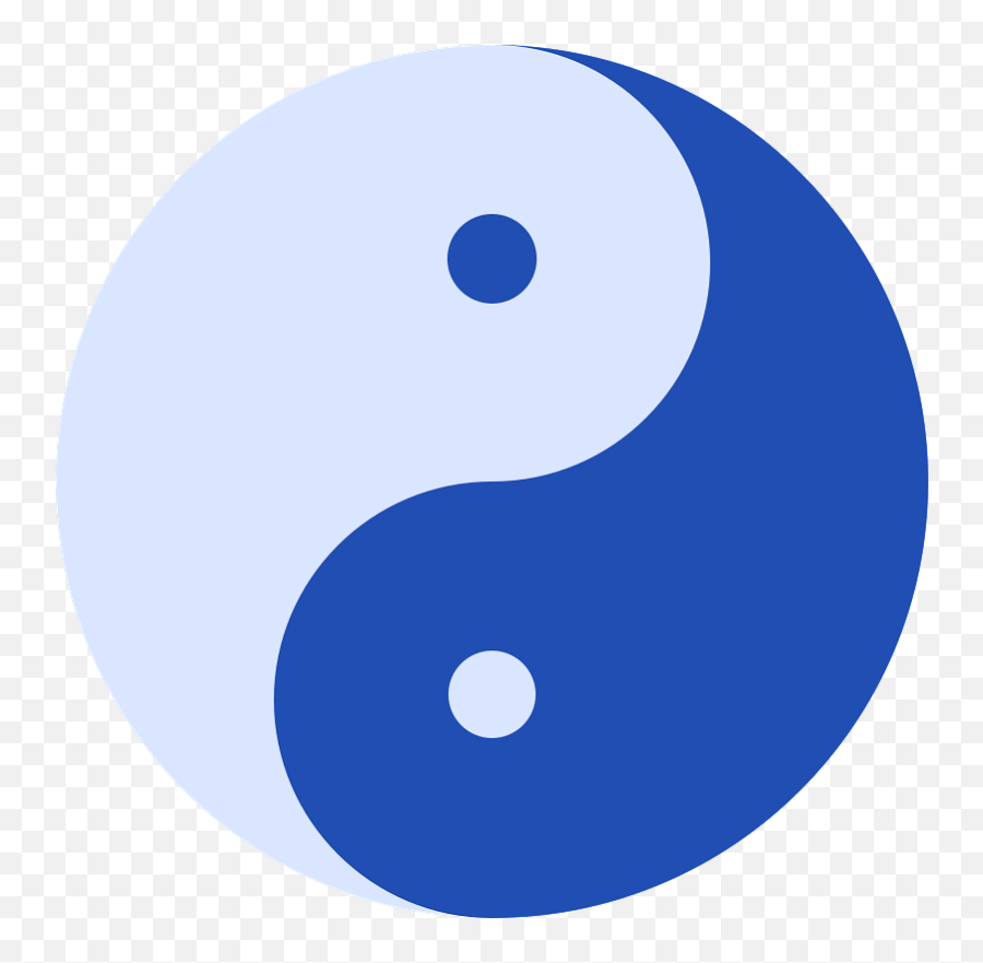 Blue Yin Yang Symbol Transparent Png - Dome Of Saint Saint Petersburg Emoji,Yin Yang Emoji