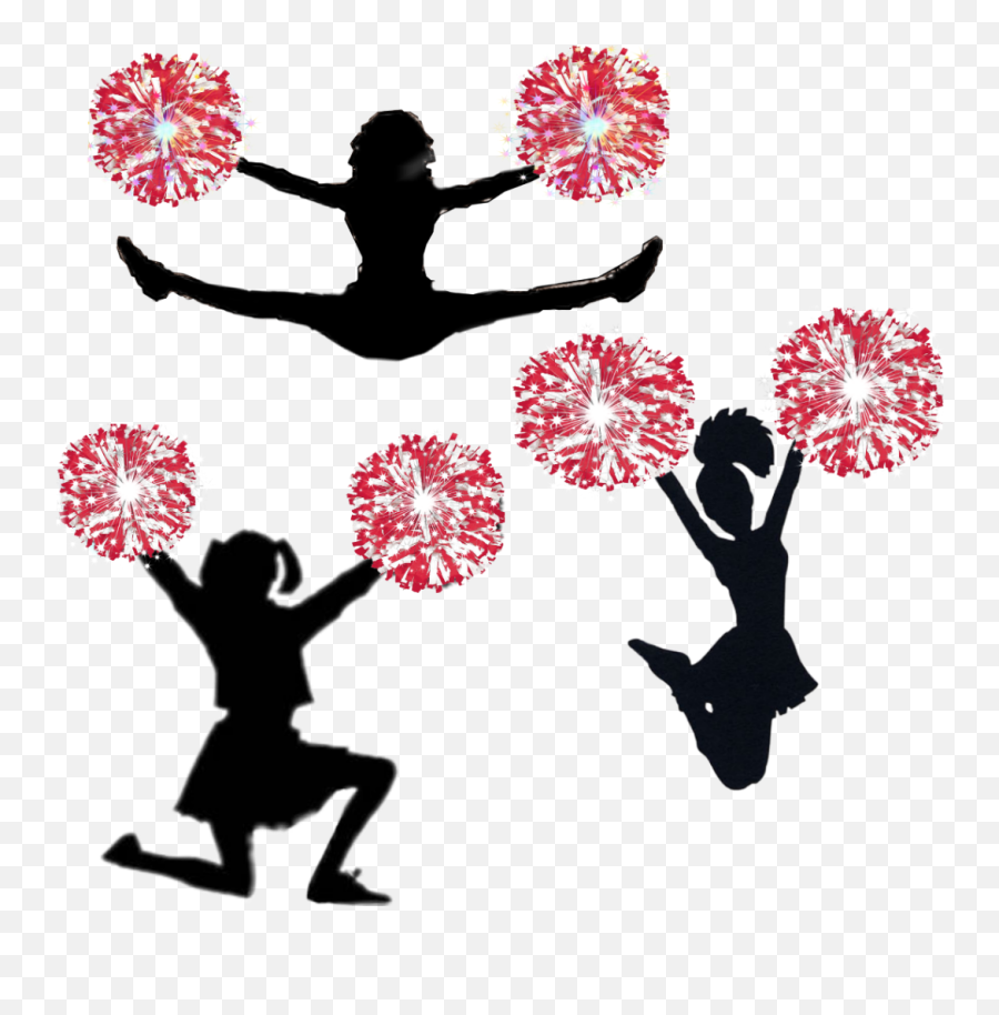 Largest Collection Of Free - Toedit Cheers Stickers Cheerleader Pom Pom Emoji,Cheerleader Emoji