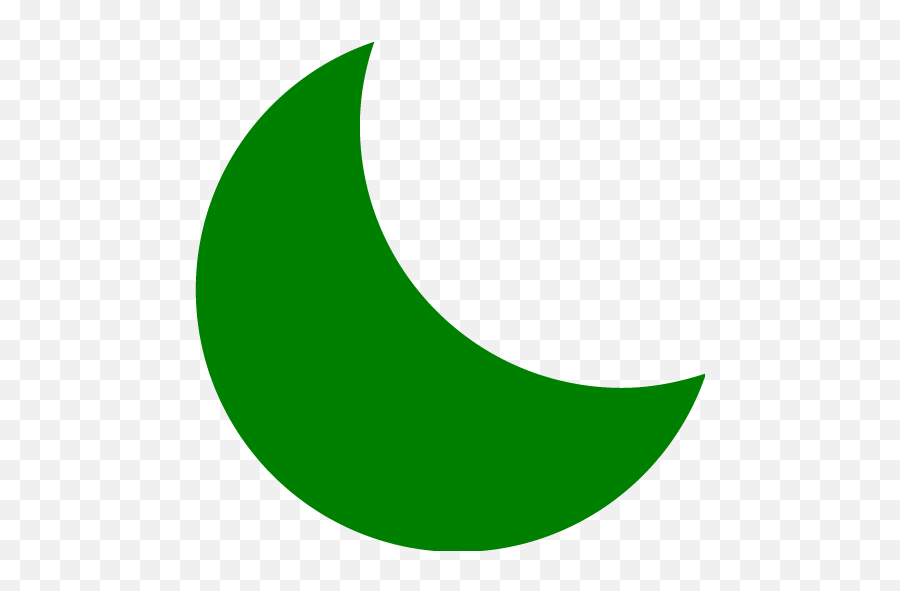 Green Moon 4 Icon - Green Moon Icon Emoji,Crescent Moon Emoticon