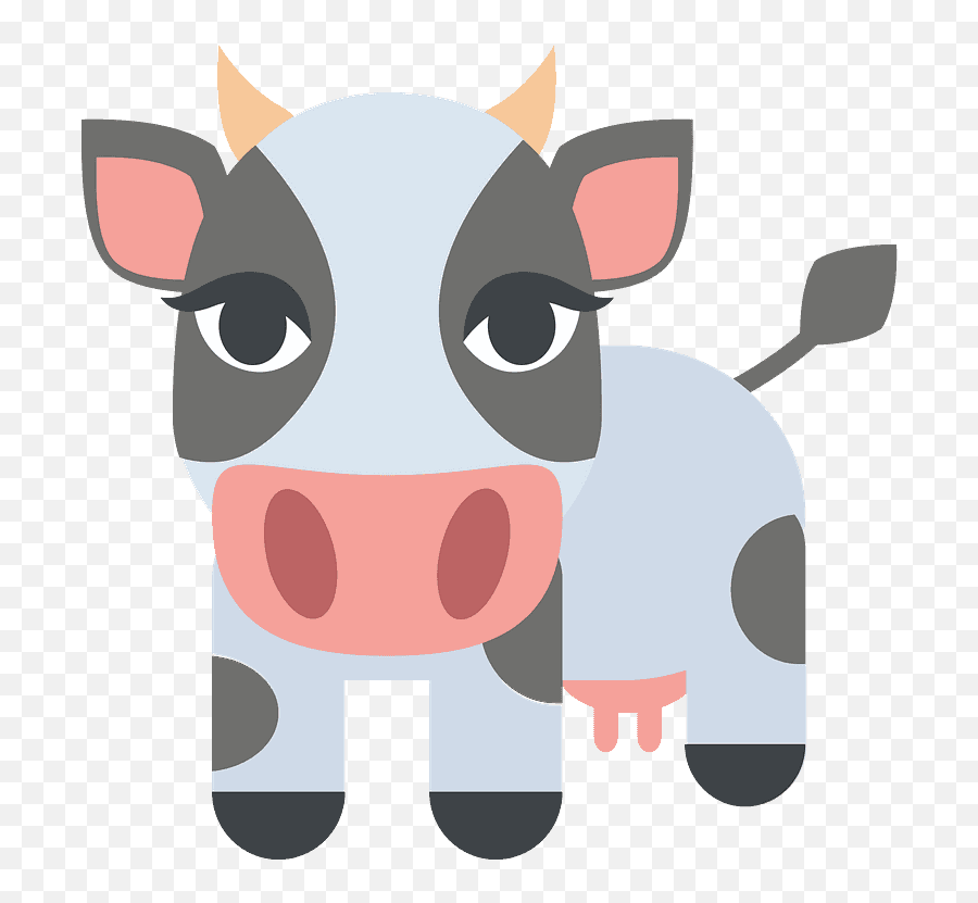 Cow Emoji Clipart Free Download Transparent Png Creazilla - Emoji Cows,Emojis Animals