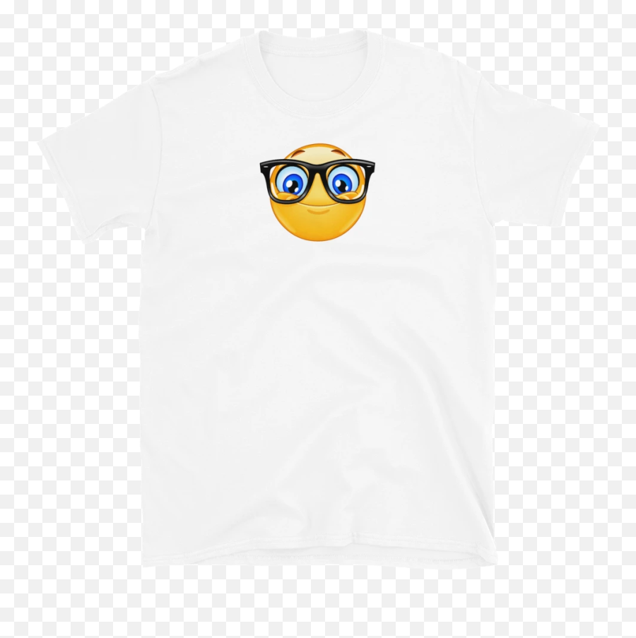 Happy With Glasses Unisex T - Shirt U2013 Emoji Short Sleeve,Snapchat Emoji With Sunglasses
