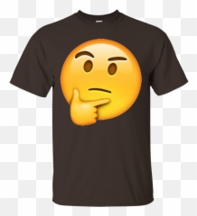 Skeptical Thinking Eyebrow Raised Emoji Tee Shirt - Budweiser America Shirt,King Emoji