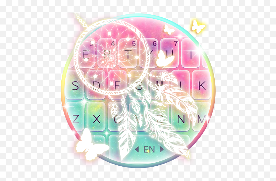 Sweet Dream Catcher Keyboard Theme - Circle Emoji,Sweet Dream Emoji