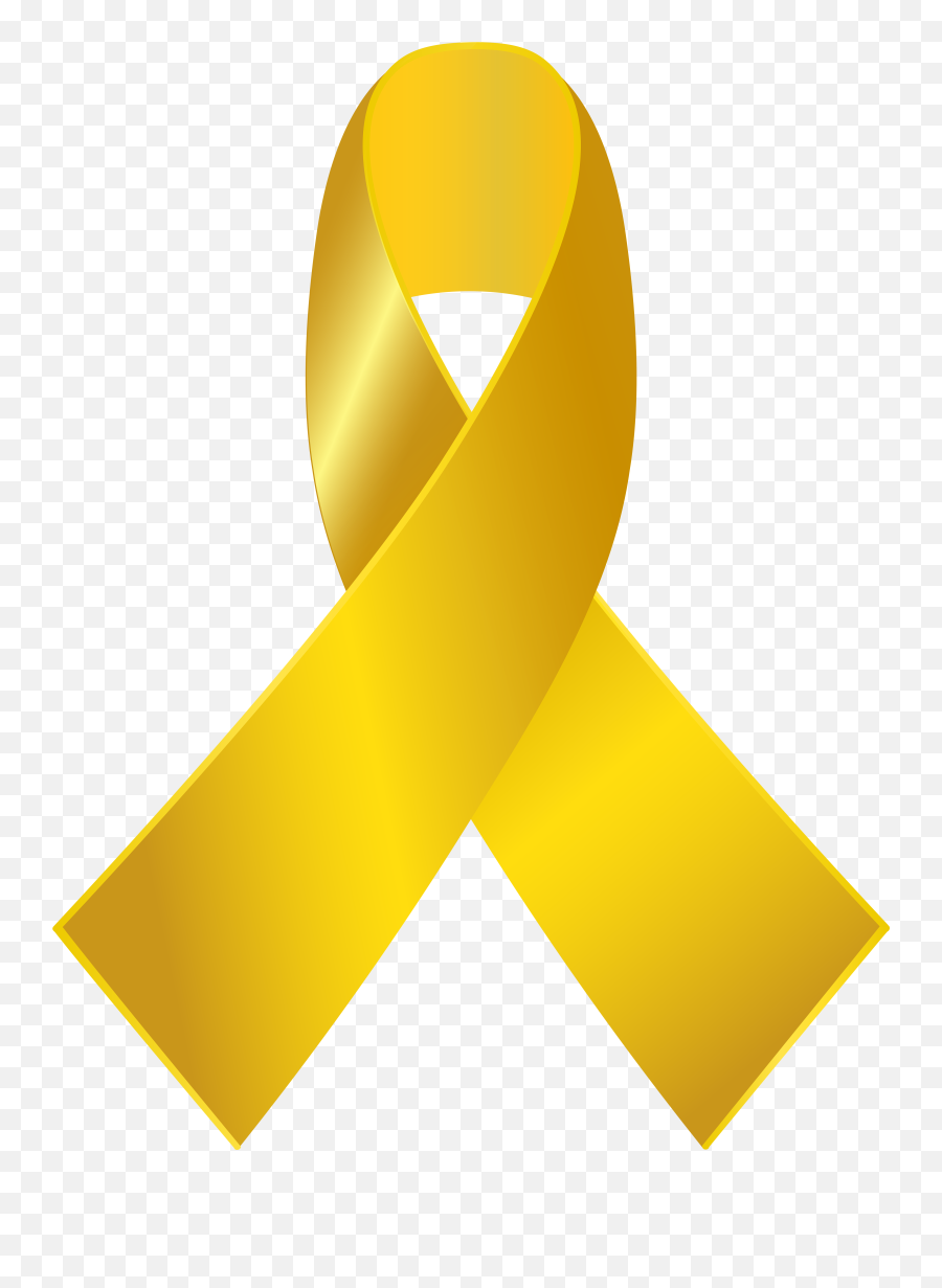 Support Drawing Awareness Ribbon - Gold Cancer Ribbon Png Emoji,Breast Cancer Ribbon Emoji