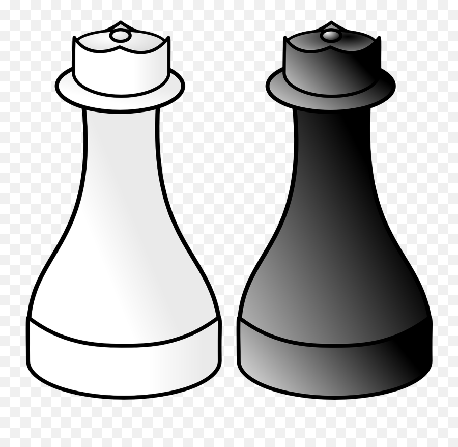 Chess Queen Black White Queens - White And Black Queen Chess Emoji,Queen Chess Piece Emoji