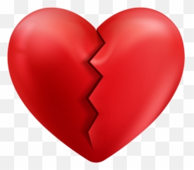 Heart Png - Cracked Emoji