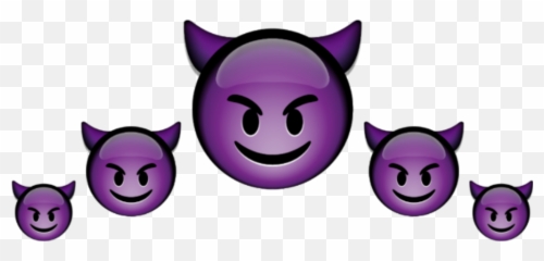 Emoji Devil Crown Corona Demonio Heartcrown Coronadecor -