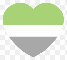 Greyromantic Heart Emojis -