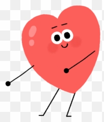 Smiley Emoticon Emoji Symbols - Cartoon Heart Transparent Gif,Aok Emoji