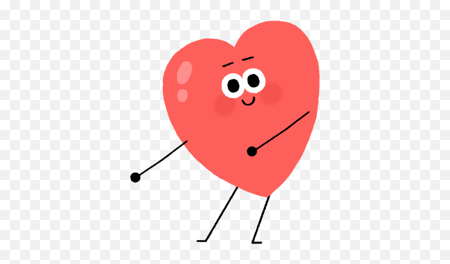 Smiley Emoticon Emoji Symbols - Cartoon Heart Transparent Gif,Aok Emoji