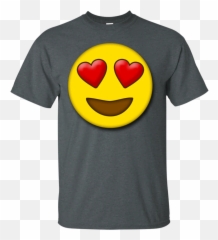 Cute Heart Eyes Emoji Valentines Day - Redskins Dad Shirt,B====d Emoticon