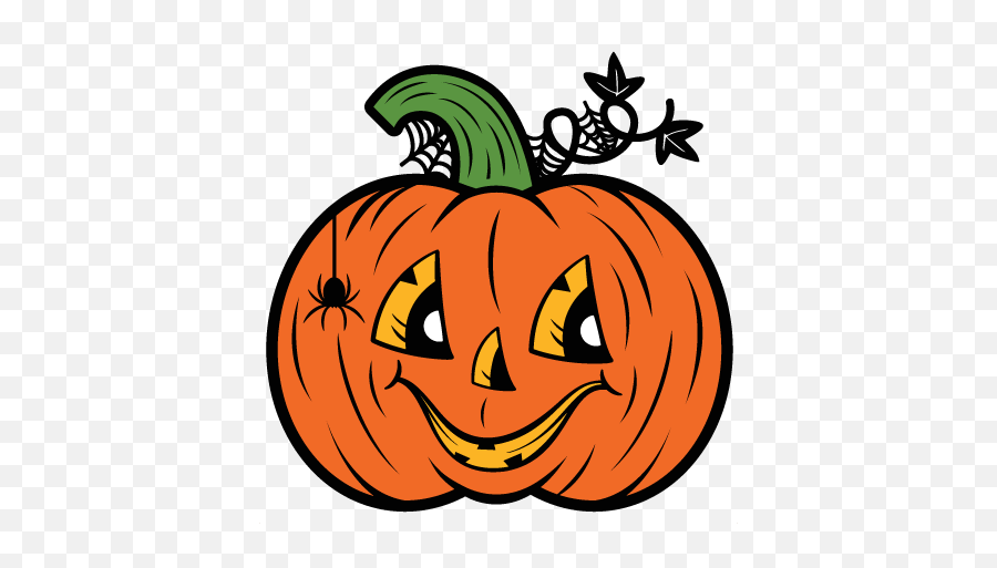 Pin - Cute Jacko Lantern Clipart Emoji,Pumpkin Emoticon For Facebook