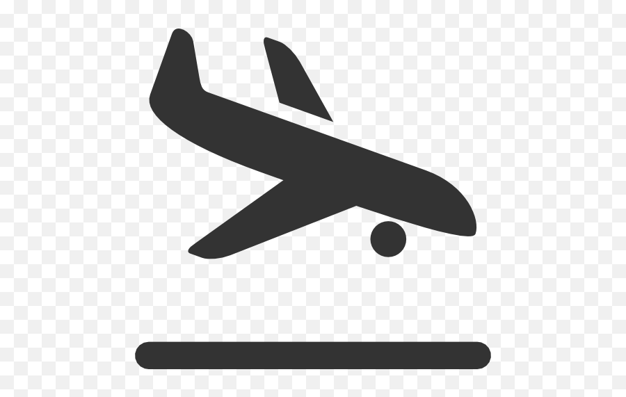 Clipart Of Plane Landing - Airplane Landing Icon Emoji,Plane Emoji