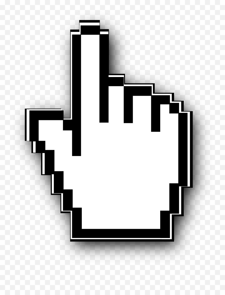 Transparent Background Pointer Finger Clipart - Hand Cursor Emoji,Pointing Finger Emojis