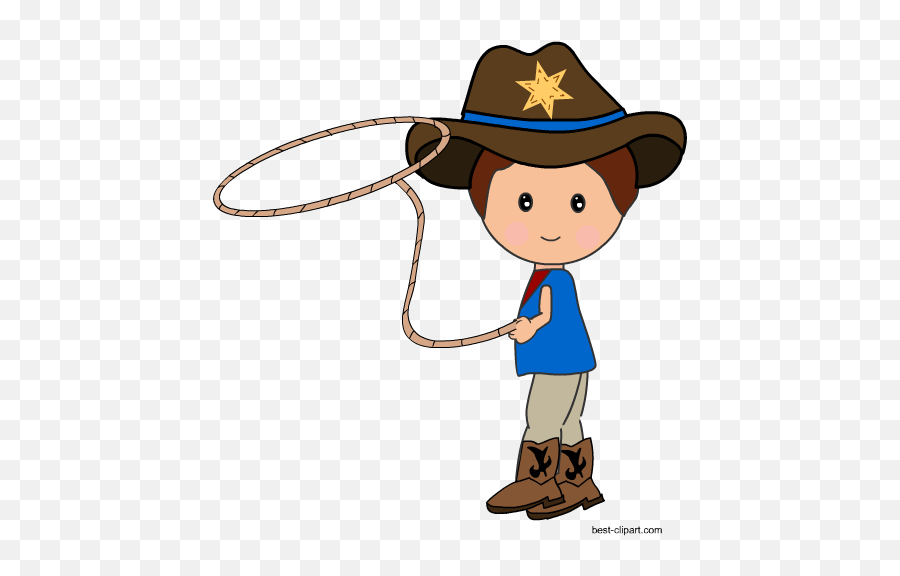 Western Cowboy Cowgirl Free Clip Art - Cartoon Emoji,Cowgirl Emoji
