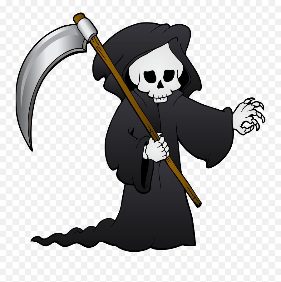 Halloween Grim Reaper Clipart Emoji,Grim Reaper Emoji