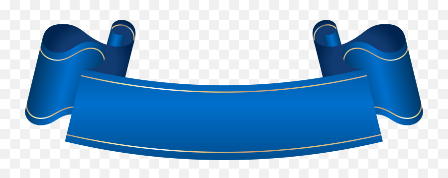 Banner Clipart Blue Ribbon - Blue Ribbon Banner Png Emoji,Blue Ribbon Emoji
