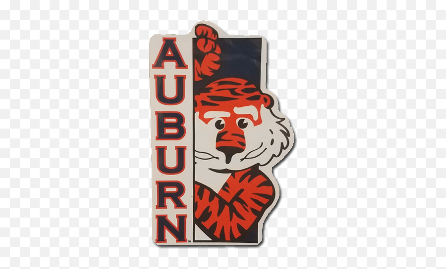 Aubie The Tiger Clipart - Auburn University Tiger Emoji,Auburn Emoji