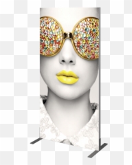 Vector Frame Rectangle 02 Fabric Banner - Graphics Emoji