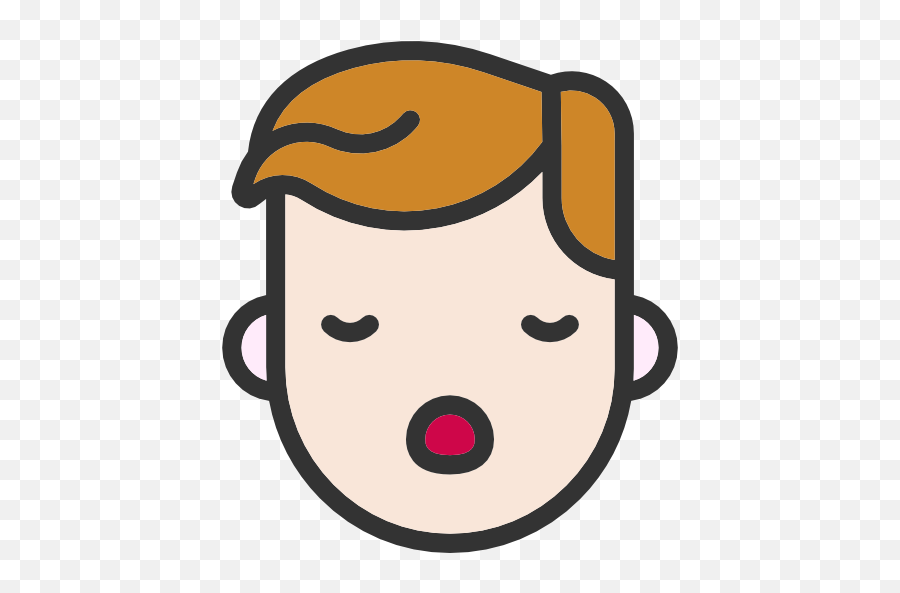 Emoticons Heads Faces Boy Sleep People Feelings Icon - Drawing Mouth Of Kids Emoji,Poker Face Emoticons