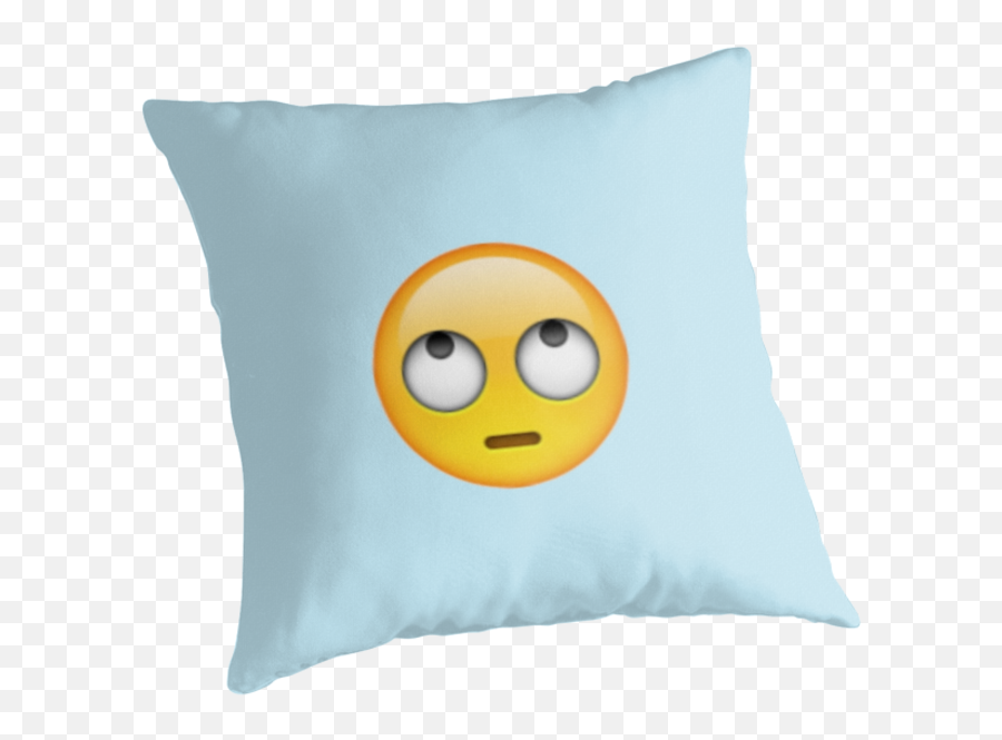 Download Rolling Eyes Emoji Iphone - Cushion,Rolling Eyes Emoji Png