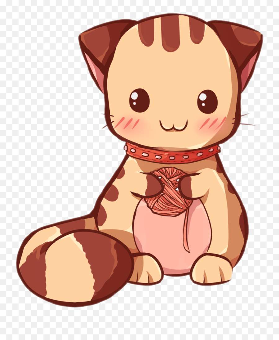 Cat Kawaii Neko Sticker By Rin Kagome - Kawaii Cartoon Cat Transparent Emoji,Neko Emoji