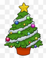 Christmas Light Clip Art Comes In Many Forms Both - Decorated Christmas Tree Clipart Emoji,Christmas Light Emoji