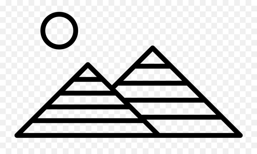 Silhouette Drawing Outline Egypt 971328 Egypt Hieroglyphs - Egypt Pyramid Clip Art Black And White Emoji,Egyptian Emoji