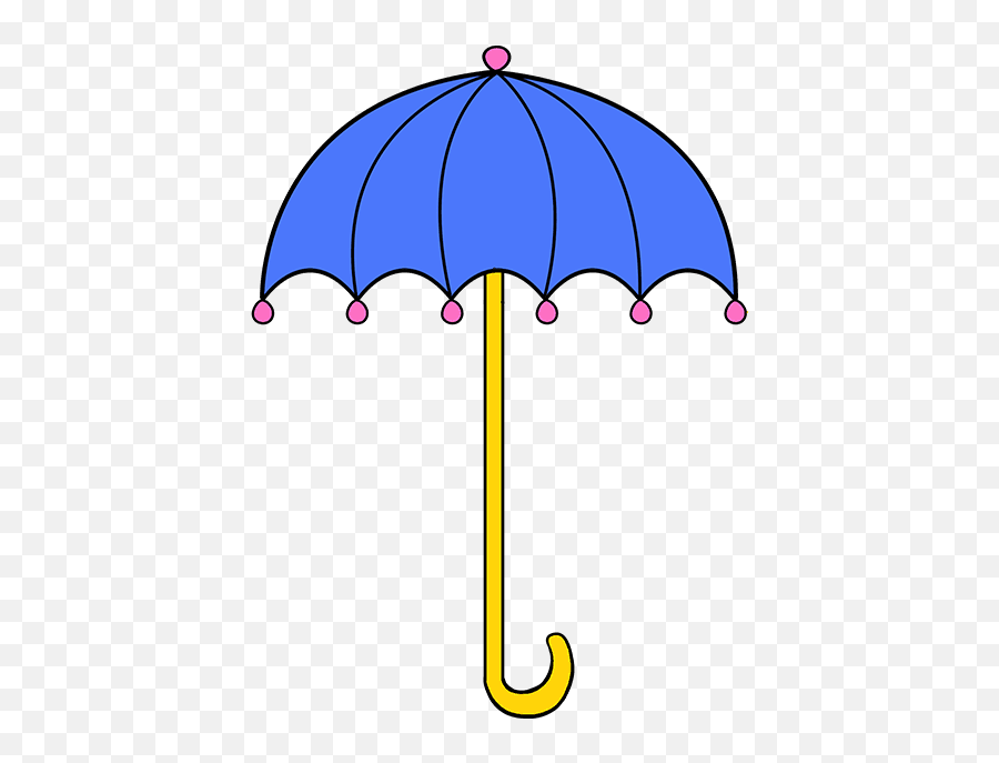 How To Draw Umbrella - Draw Umbrella Emoji,Umbrella Emoji