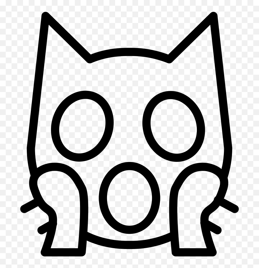 Openmoji - Circle Emoji,Black Emoji Backpack
