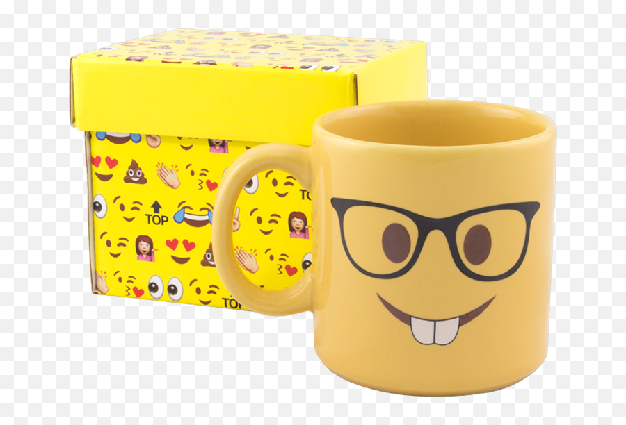 Caneca - Canecas Emoji Simas,Nerd Emojis