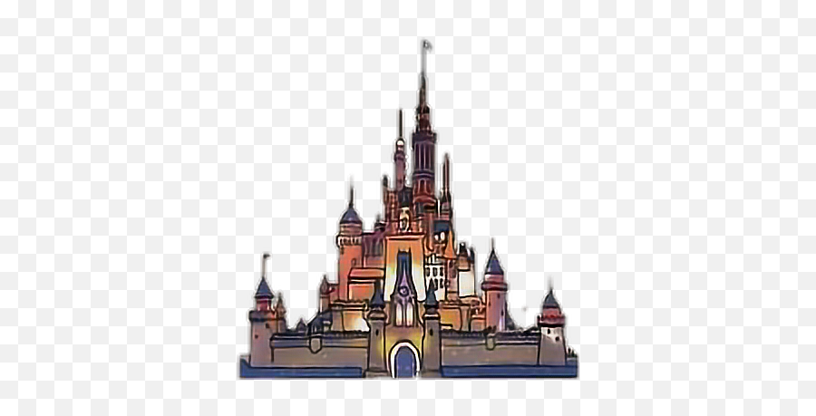 Castle Castillo Disney - Disney Castle Png Transparent Emoji,Castle Emoji