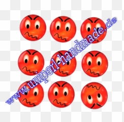 Emoji Cabochon 14 Mm Mad Face - Smiley