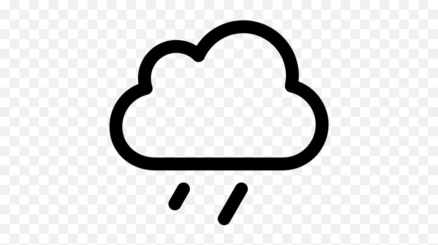 Ic Weather 7 Lightrain Icon With Png - Cloud Clipart Png Emoji,Ice Cream Cloud Emoji