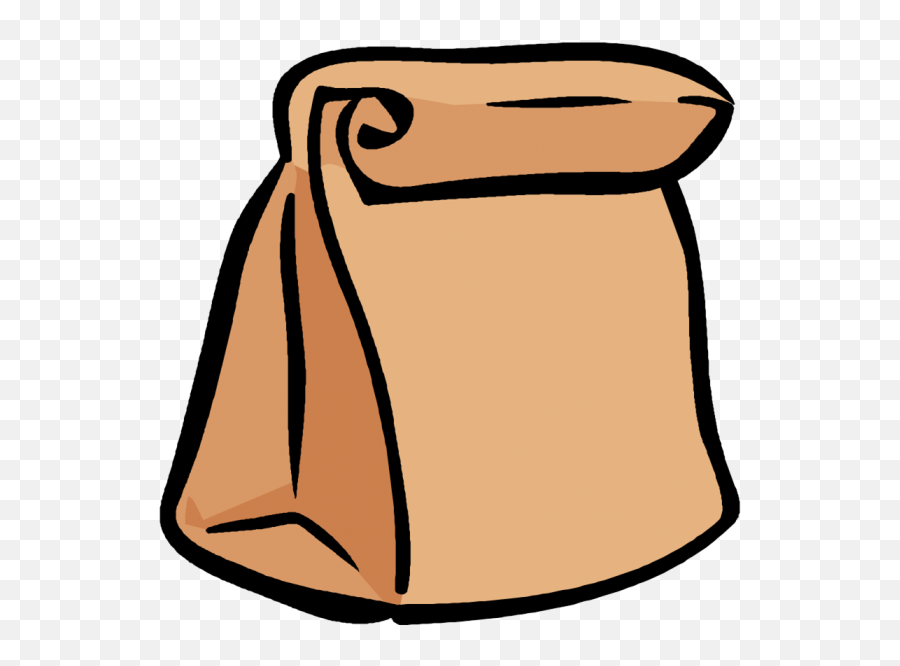 Lunch Bag Clip Art Lunch Bag Image - Brown Bag Clip Art Emoji,Emoji Lunch Bag