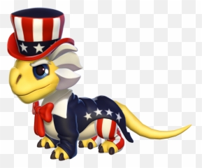 Uncle Sam Dragon Baby - Cartoon Emoji,Rosie The Riveter Emoji