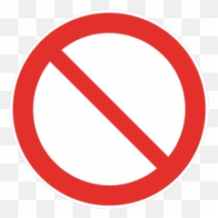 Blank No Sign Sticker - No Sign Emoji,Deez Nuts Emoji