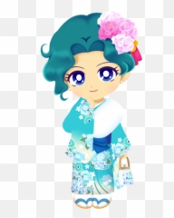 Sailormoon Sailorneptune Michirukaioh - Sailor Neptune Emoji,Kimono Emoji